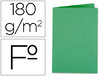 Subcarpeta de archivo en tamaño folio cartulina verde