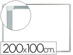 Pizarra blanca laminada de 200 x 100 cm.