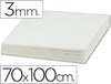 Cartón pluma blanco de 3 mm. en tamaño 70 x 100 cm.