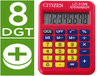 Calculadora de bolsillo Citizen LC-110 Roja