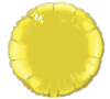 Globo con forma de círculo 45 cm color dorado