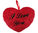 I love You Red Heart Cushion 26 cms