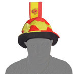 Hat with spanish ball and flag