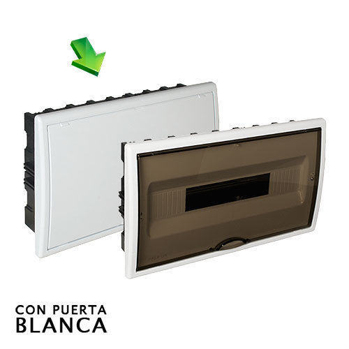 Recessed electrical box 18 items with white door | SOLERA 8685