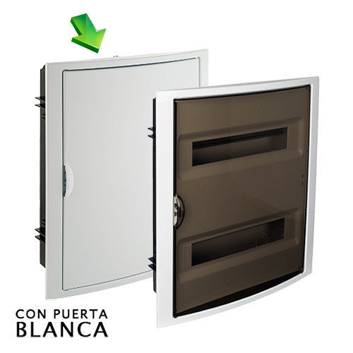 Recessed electrical box 28 items with white door | SOLERA 5250