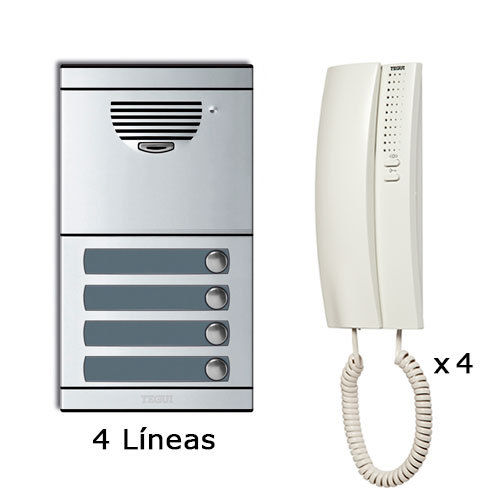 Tegui entryphone Kit 4 lines