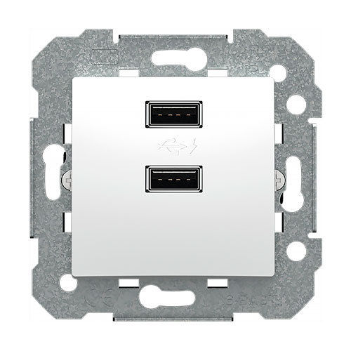 BJC VIVA 23580 | Carregador USB duplo Polar branco