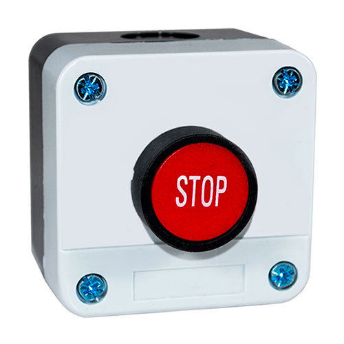 Box with red Stop button 1NC