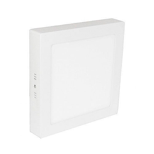 Downlight LED de superfície quadrada 12W luz fria 6000K branco