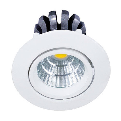 Refletor COB LED circular ajustável em branco 3W luz do dia 4200K