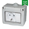 Plug with TTL 16A + 10A waterproof surface switch IP55