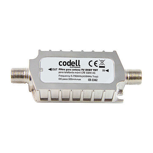 CODELL 3362 - Filtro para TV DVB T Antena DTT para celular LTE GSM 4G