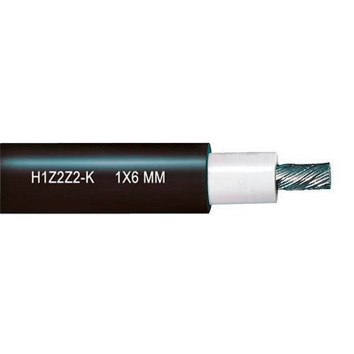Cabo solar H1Z2Z2-K 1x6 mm preto