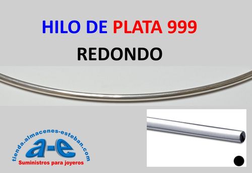 HILO PLATA 999 REDONDO 0,79MM (1m)