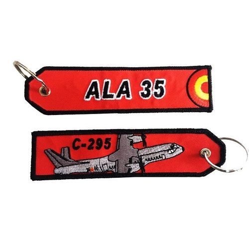 35th wing C-295 red Key Chain