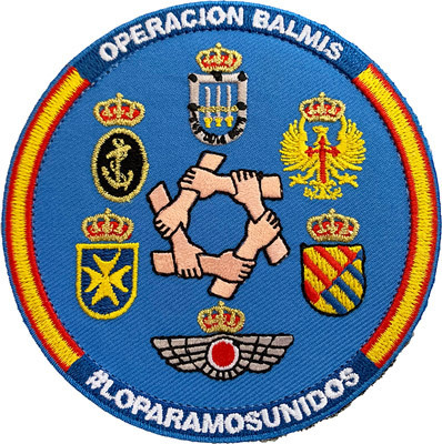 Parche bordado Operación BALMIS