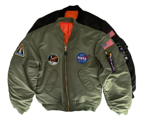 olive MA-1 Astronaut pilot jacket