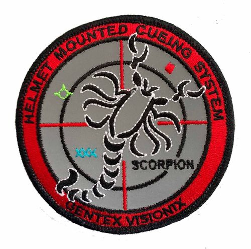 Scorpion EF-18 Helmet Collector's Embroidered Patch