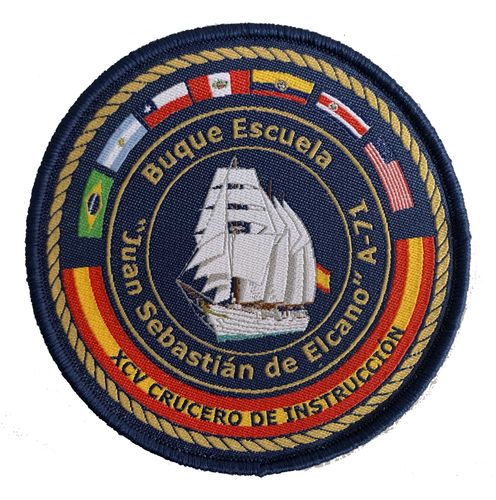 Juan Sebastian Elcano velcro patch