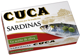 Sardines en oli d'oliva Cuca 120g