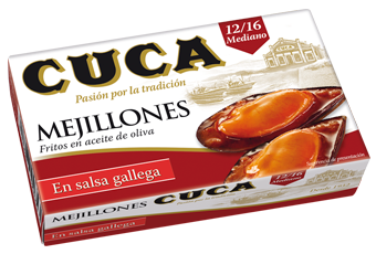 Musclos en salsa gallega Cuca 115g