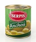Aceitunas rellenas de anchoa Serpis 200g