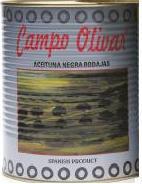 Aceitunas negras en rodajas Campo Olivar 3kg