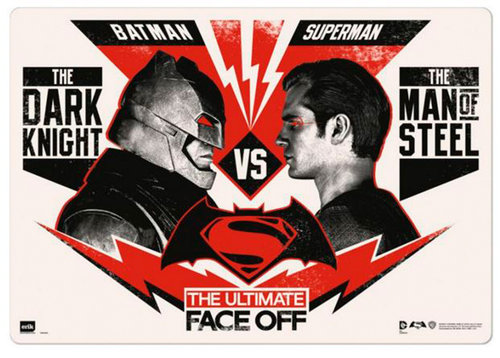 BATMAN VS SUPERMAN TAPETE ESCOLAR