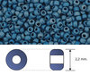 Toho - Rocalla - 11/0 - Higher Metallic Frosted Mediterranean Blue (10 gramos)