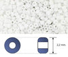 Toho - Rocalla - 11/0 - Opaque Frosted White (10 gramos)