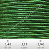 Textile - Soutache-Rayonne- 3mm - Emerald (2 mètres)