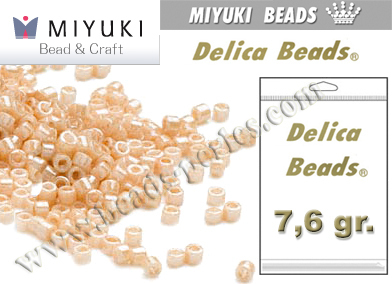 DB0205 - Miyuki - Delica - 11/0 - Opaque Beige Ceylon (bolsa de 7,6 gr.)