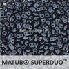 Cristal Checo - Superduo - 2,5x5mm - Pastel Navy Blue (10 gr.)