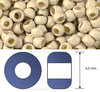 Toho - Rocalla - 6/0 - Permanent Finish - Matte Galvanized Aluminum (10 gramos)