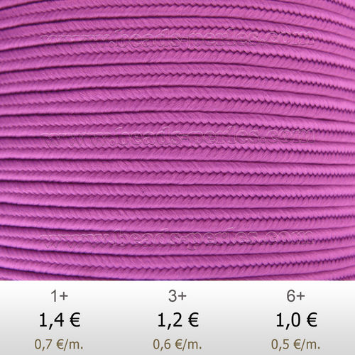 Textil - Soutache-Poliester - 3mm - Honeysuckle (Madreselva) (2 metros)