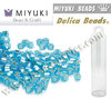 Miyuki - Delica - 11/0 - Silver-Lined Frosted Aqua (tubo de 7,6 gr.)