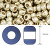 Toho - Rocalla - 6/0 - Permanent Finish - Galvanized Aluminium (10 gramos)