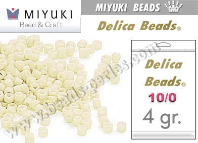 DBM0352 - Miyuki - Delica - 10/0 - Matte Cream (4 gramos)
