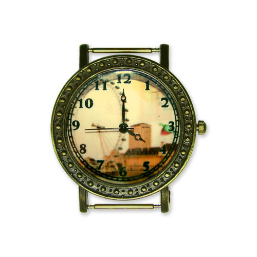 Fornitura - Esfera de reloj - London Eye - Bronce Antiguo (1 Uds.)