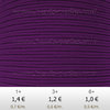 Textile - Soutache-Polyester -3mm - Purple Orchid (2 meters)