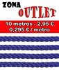 Textil - Cordón Poliéster 3mm - Royal Blue - Outlet (10 metros)