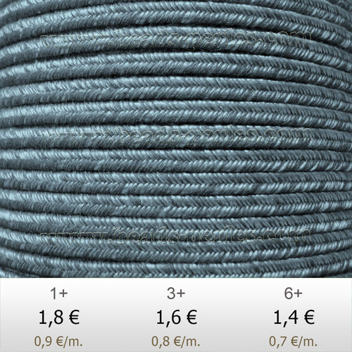 Textil - Soutache DENIM-JEANS - 3mm - Time Gone By (2 metros)