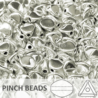 Cristal Checo - Pinch - 5x3mm - Silver (100 Uds.)