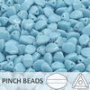 Cristal Checo - Pinch - 5x3mm - Opaque Light Blue Turquoise (100 Uds.)