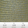 Textil - Soutache METALLICUM - 3mm - Aurum Sharkskin (2 metros)