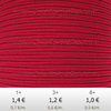 Textile - Soutache-Polyester -3mm - Alizarin (2 meters)