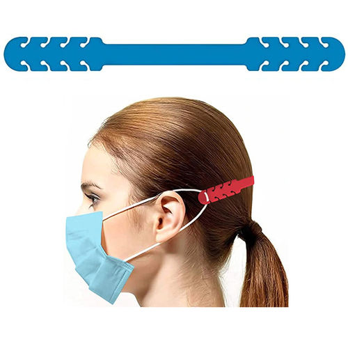 Salva-orejas ajustable - 150x16mm - Plástico - Color Azul (1 Uds.)