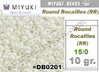 RR00420 - Miyuki - Rocalla - 15/0 - Opaque White Pearl (10 gramos)