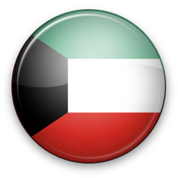 Kuwait stock bandera banderas banderas bastón bandera 30x45cm
