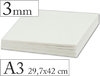 Blanco 3 mm A3 (29,7x42 cm) No Adhesivo 